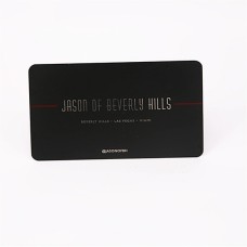 Black matte business metal card 