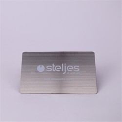 85,5 * 54 MM spazzolato inossidabile Card