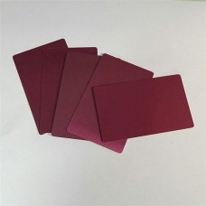 0.22MM Thinkness Aluminum Business Blank  Purple Card