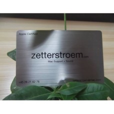 New Brushed Metal Business Card, Stainless Steel Material and card Product Type metal business card